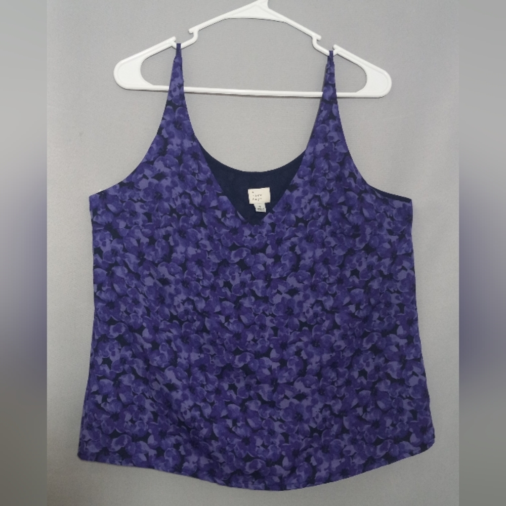 a new day Purple Floral Camisole Size M